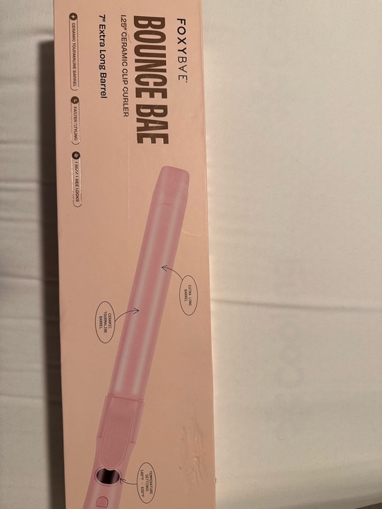 Foxy Bae Accessories - FOXYBAE Bounce Bae Pink 1.25" Ceramic Clip Curler